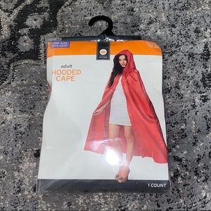 Adult Hooded Red Riding Hood Cape